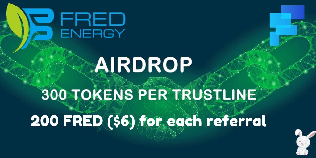 AIRDROP TERBARU : 300 TOKEN DARI FRED ENERGY