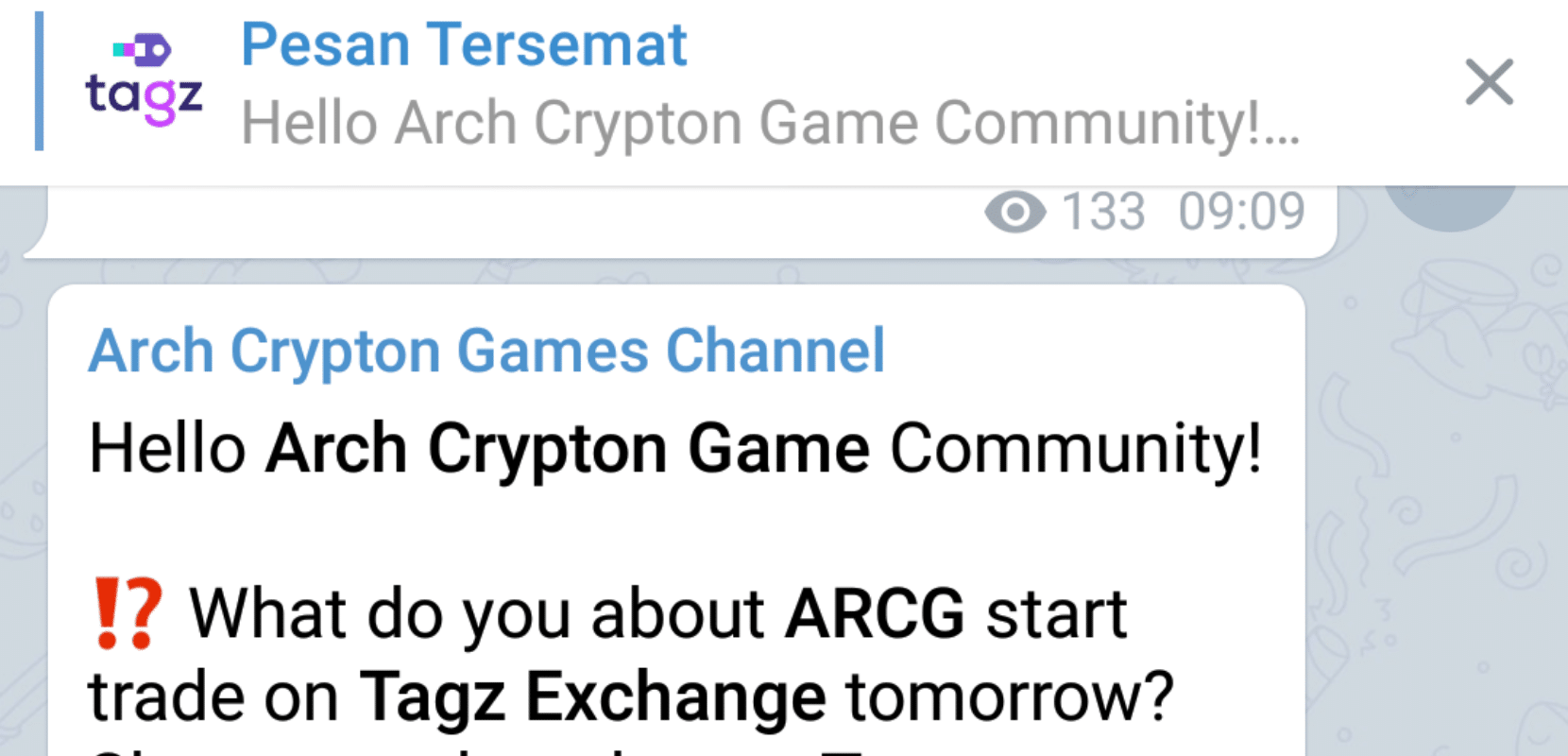 AIRDROP TERBARU: ARCG AIRDROP RONDE TERAKHIR, BESOK OPEN TRADE DI TAGZ EXCHANGE😱 GASKAN BOSQUE JANGAN TELAT SELAGI DIKASIH GRATIS