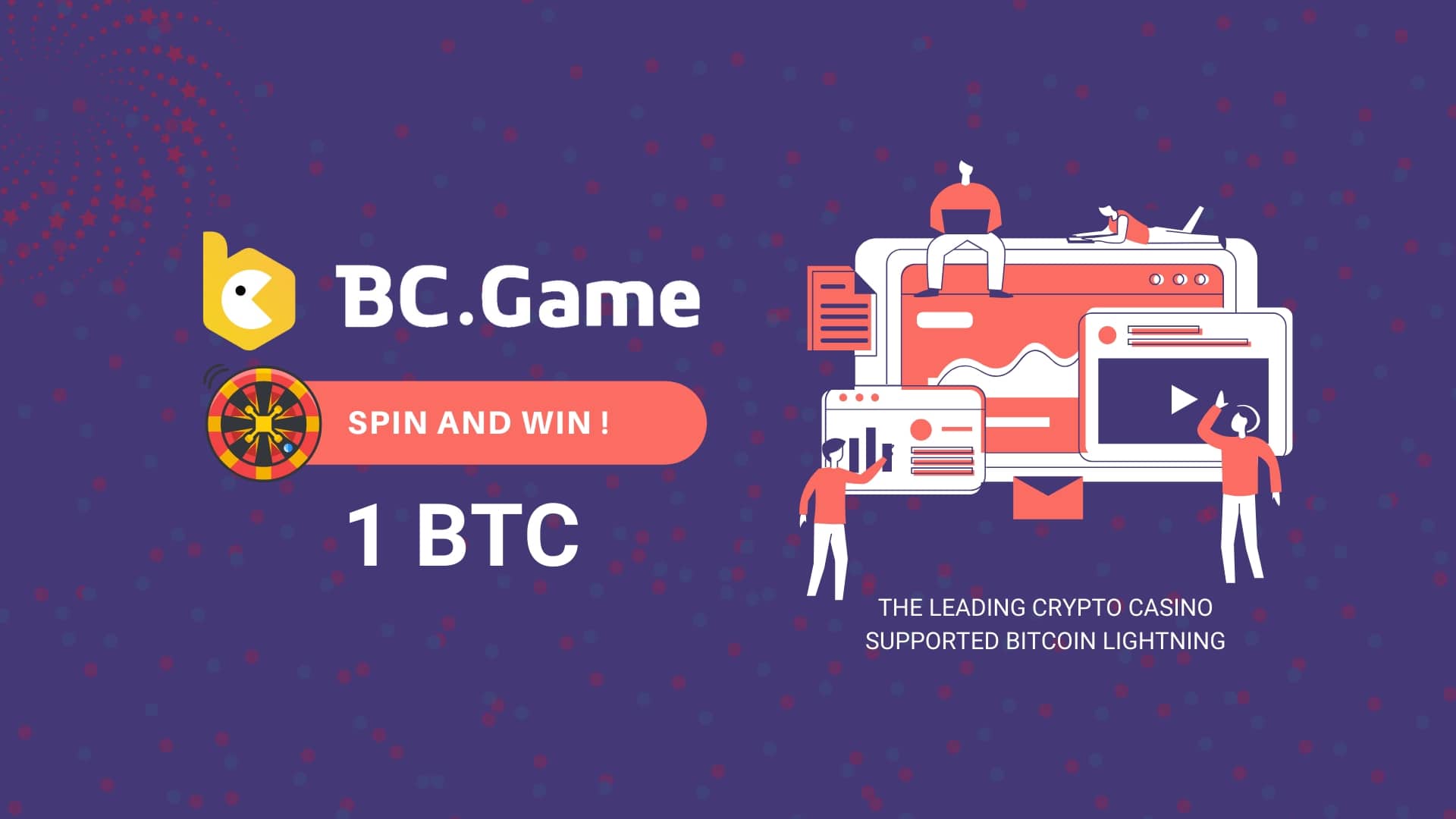 BC Game Register Event Hadiah 1BTC dan Menjadi Crypto Casino yang Support Bitcoin Lightning Network