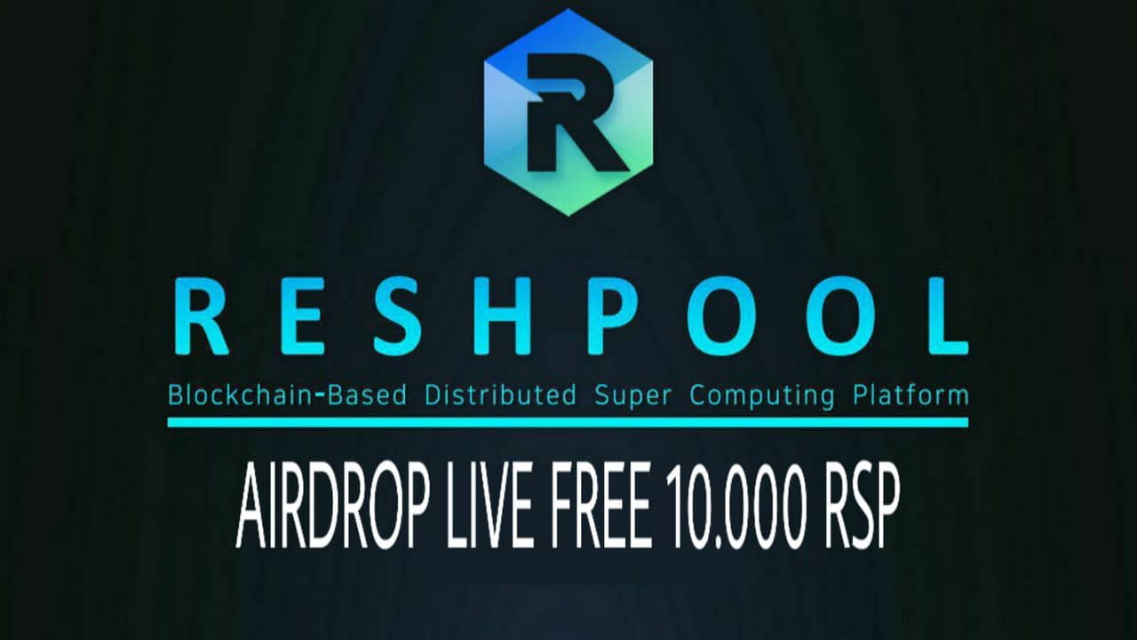 Airdrop Terbaru Reshpool Gratis 10000 RSP Udah List Market Bor