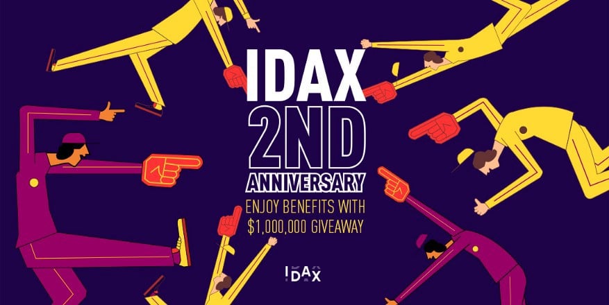 IDAX Merayakan 2nd Anniversarry dengan Event Giveaway Total $1.000.000
