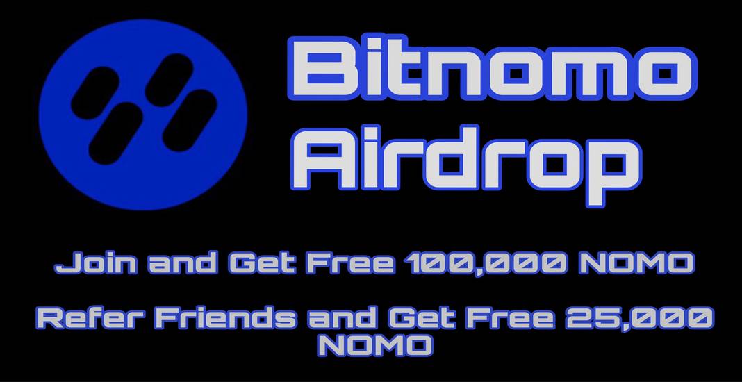 Update Airdrop : 100.000 Bitnomo (NOMO) sudah list nanu exchange