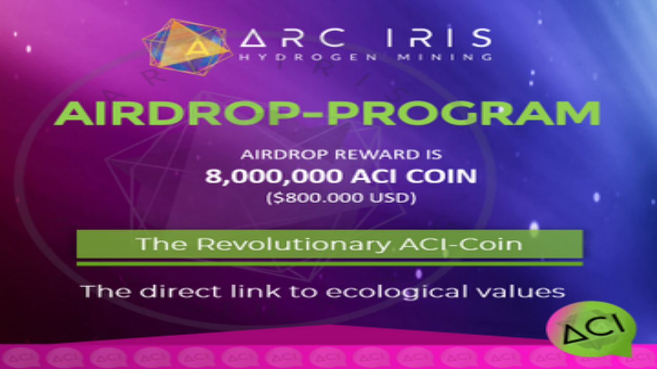 Airdrop Terbaru: Gratis 500 ACI Token Est. $50 Dari Arc - Iris Airdrop