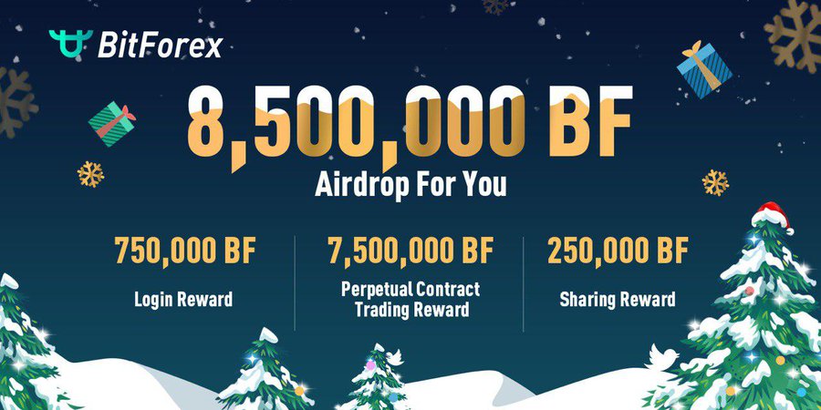 Free 50 BF Dari Bitforex Christmas Airdrop, Total Reward 8.5 juta BF | Langsung Gas Simple Task