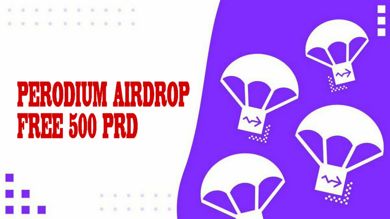 Airdrop Terbaru: Free 500 PRD Dari Perodium Airdrop | Udah List Di Icomark