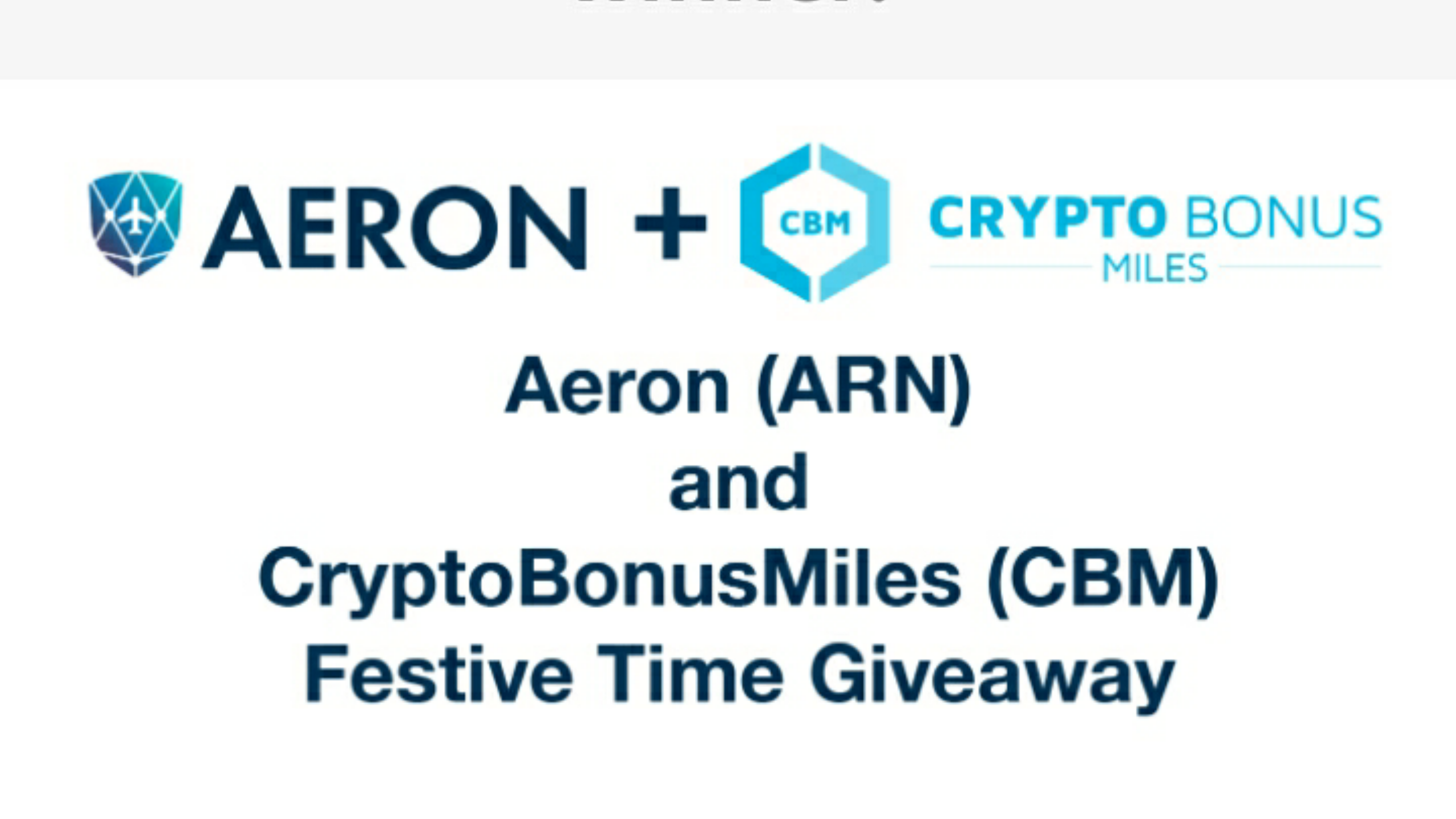Airdrop terbaru : aeron x cmb give away reward mantul sampe 250 orang yang beruntung semuan punya kesempatan menang broo !!
