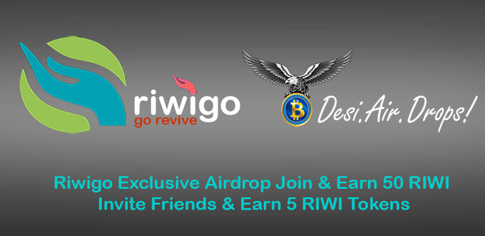 RIWIGO(RIWI) AIRDROP NEW ROUND, FREE 50 RIWI. END 31 JANUARI