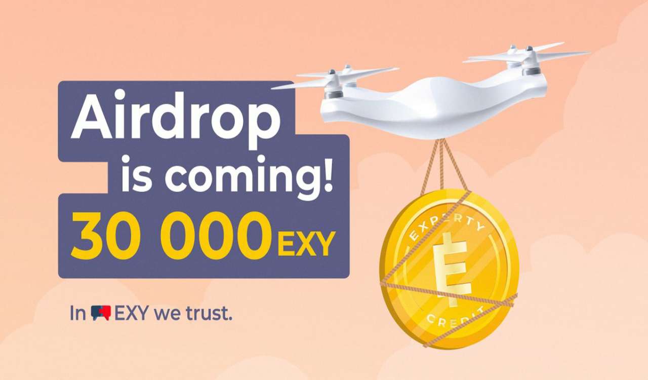 Gratis 30,000 EXY Token Reward Pool Dari Experty Airdrop Rounde 3