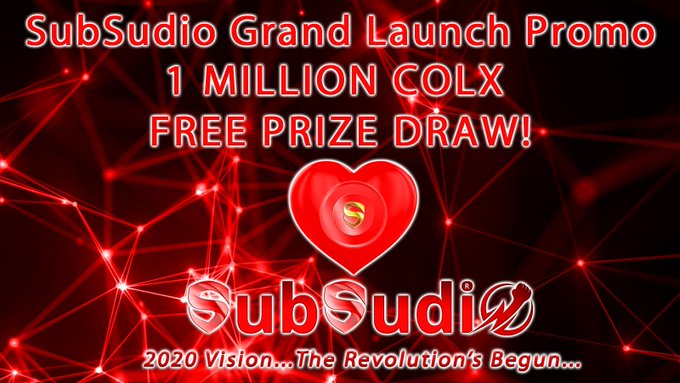 SubSudio Competition Referral + ColossusXT Contest Sudah Listing Di Crex24