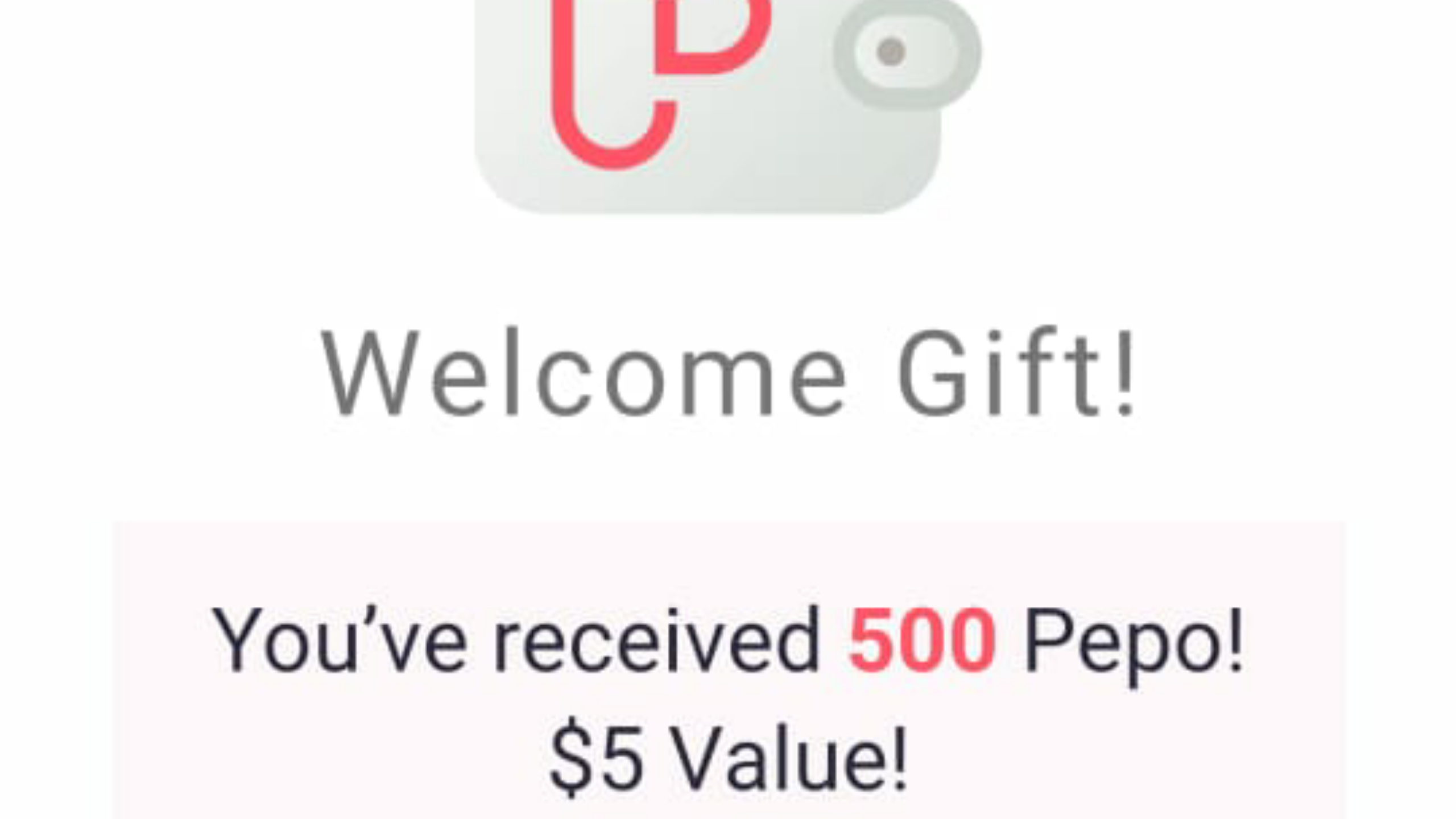 Airdrop pepo app free 5$ setelah sukses registrasi dan jangan lupa buat video