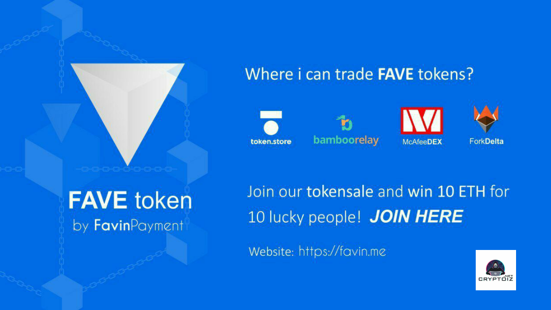 Favin Token Airdrop Free $5 Fave | Giveaway 10 ETH For 10 Lucky People