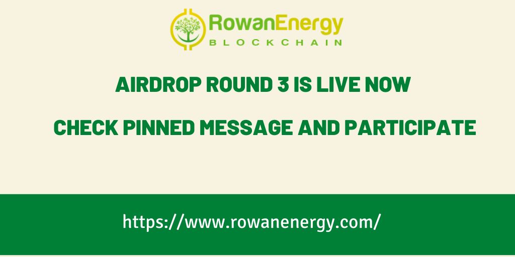 Rowan Energy BlockChain Airdrop Round 3 | No KYC & Distribusi July | Market Latoken