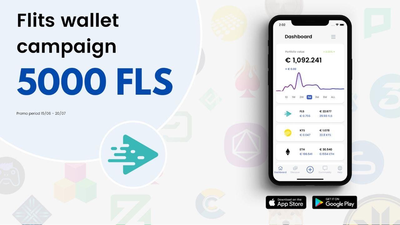 Flits Wallet Airdrop 5000 $FLS Reward Pool | Landing Jual !!