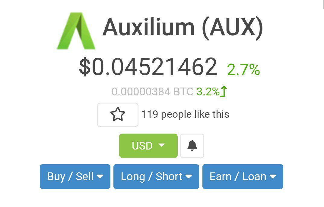 Auxilium Airdrop Free $10 Aux | Maximalkan Market Sudah Ada