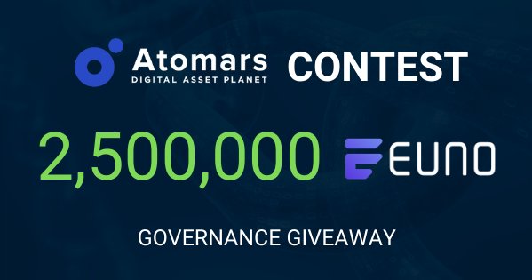 Atomars Exchange Give Away: Total 2.5 juta EUNO, don't miss it‼️