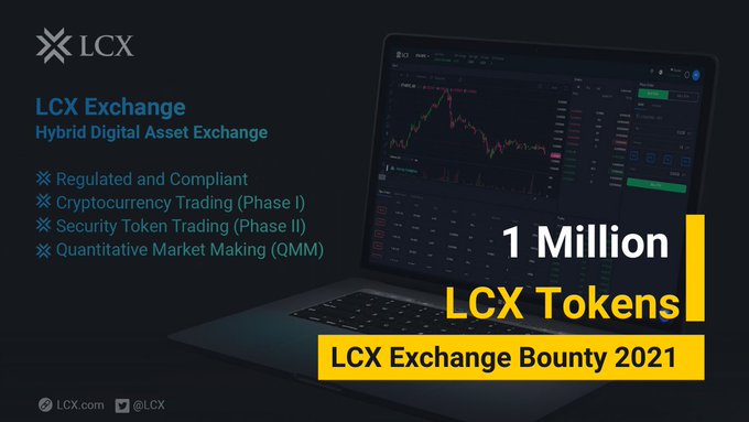 LCX Bounty: Total alokasi 1 juta LCX, market udah dimana2. Maksimalken🚀